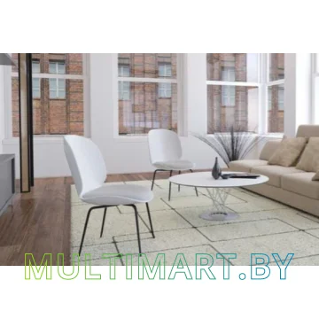 Стул LoftyHome Alder 8602KCC (белый/серый/черный) картинка 3